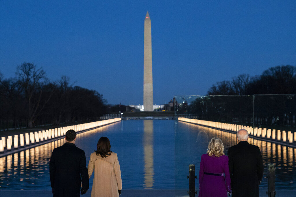 APTOPIX Biden Inauguration Memorial
